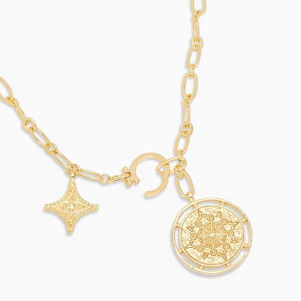 Maya Coin Clasp Lariat