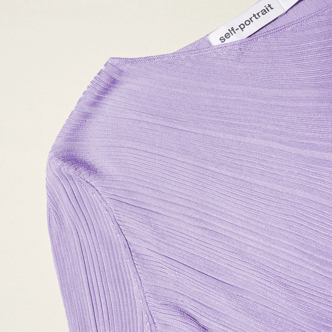 LILAC KNIT MIDI DRESS