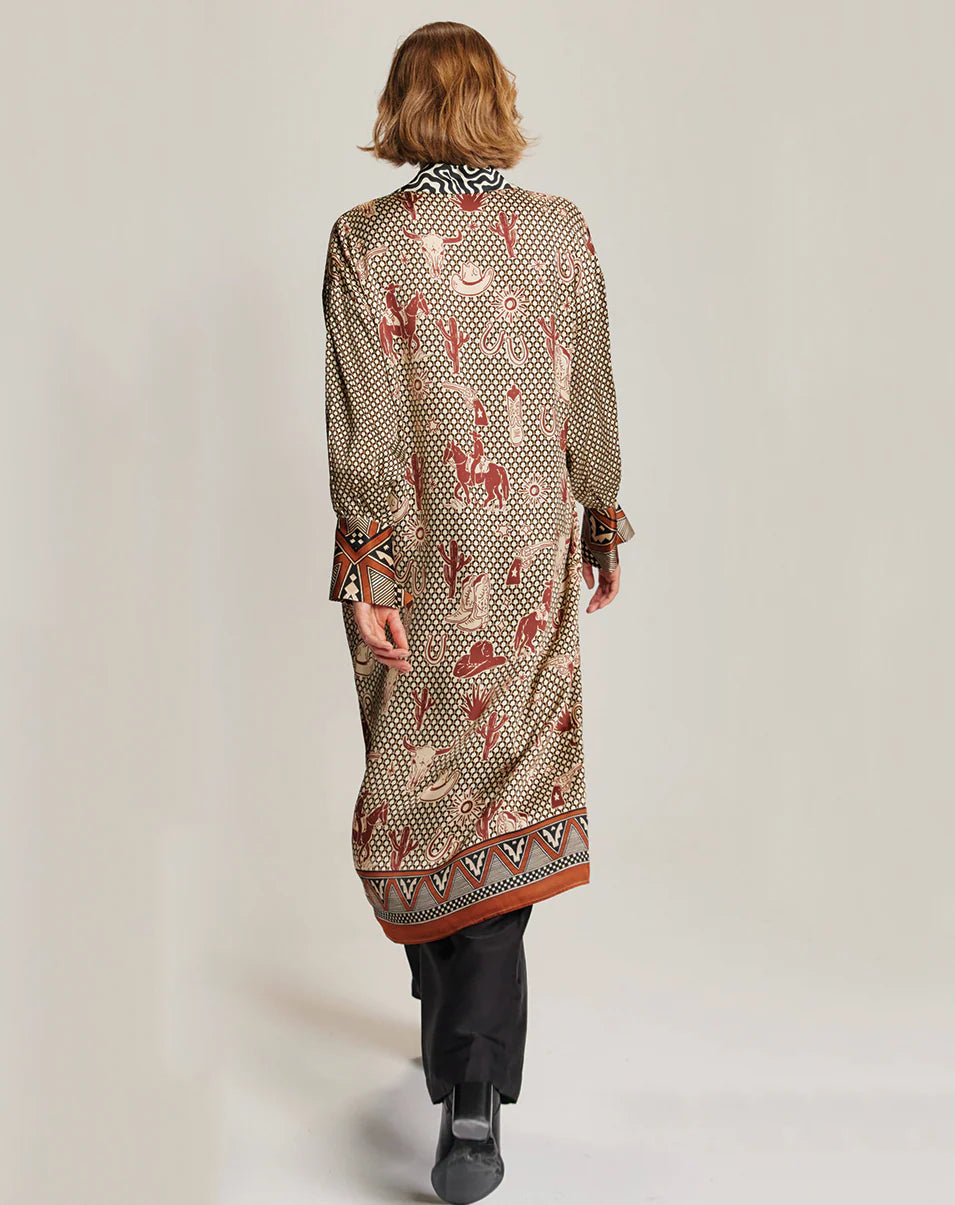 ATHENA COLLAR BUTTON UP DRESS