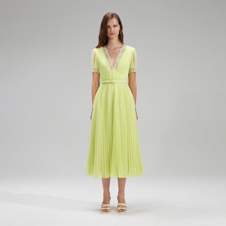 Lime Green Chiffon Midi Dress Piajeh Boutique Lime Green Chiffon Midi Dress Piajeh Boutique