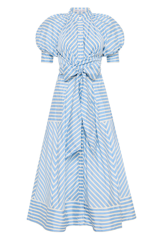 AVA PUFF SLEEVE MIDI