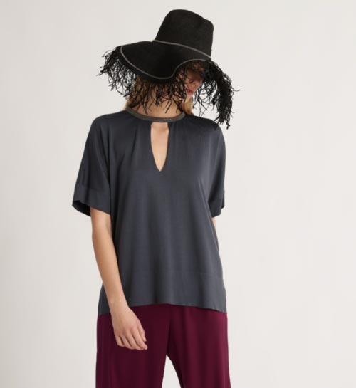 Silk Cotton w/ Key Hole