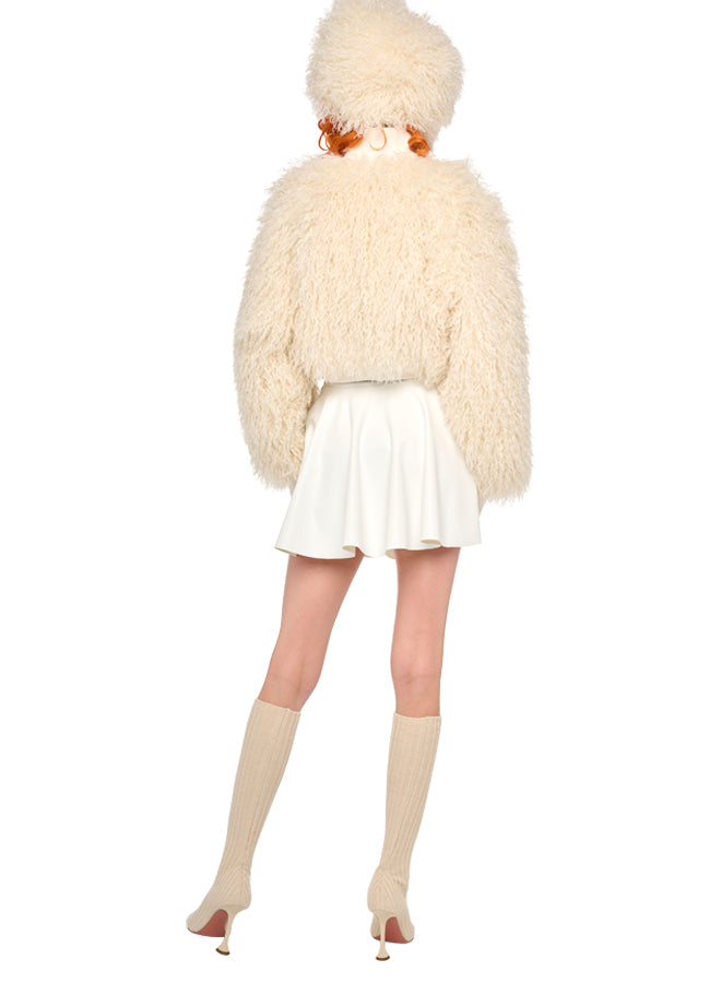 CROPPED OS TURTLE BOMBER JACKET