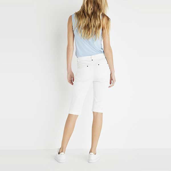 Stretch Twill Capri Shorts