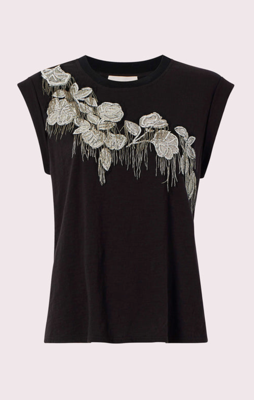 MESH FLORAL BELLA TEE