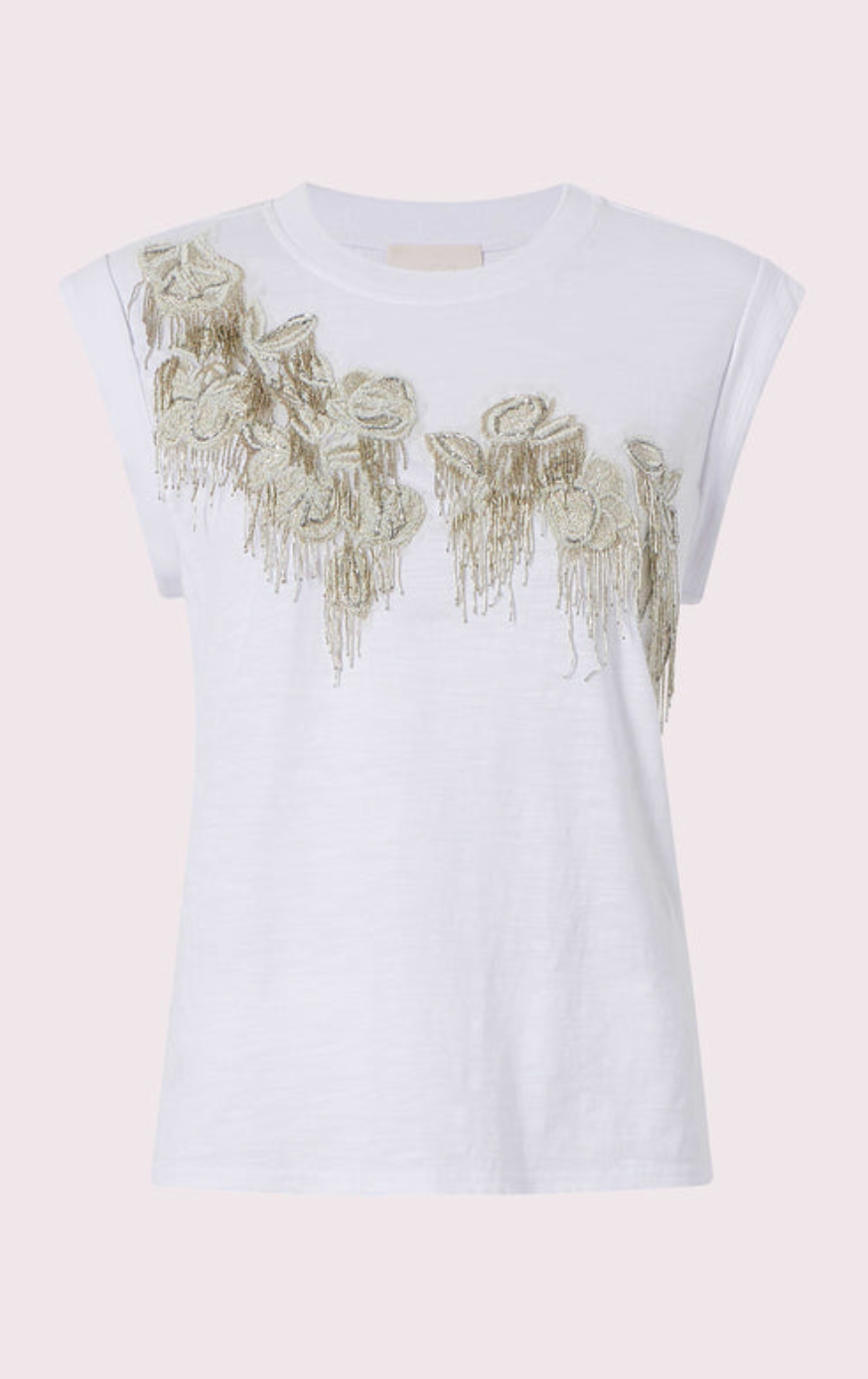 MESH FLORAL BELLA TEE
