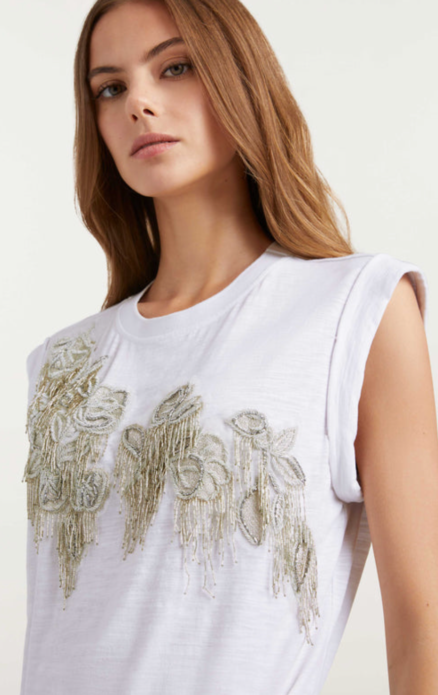 MESH FLORAL BELLA TEE