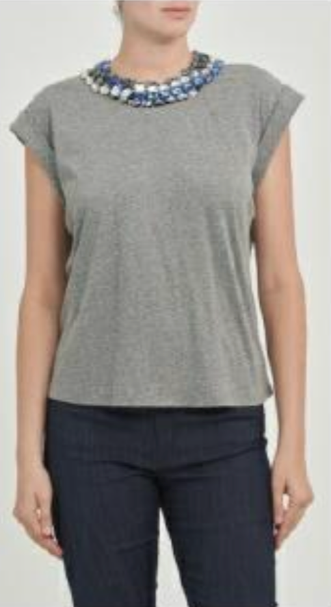 Chunky Rhinestone Embellished