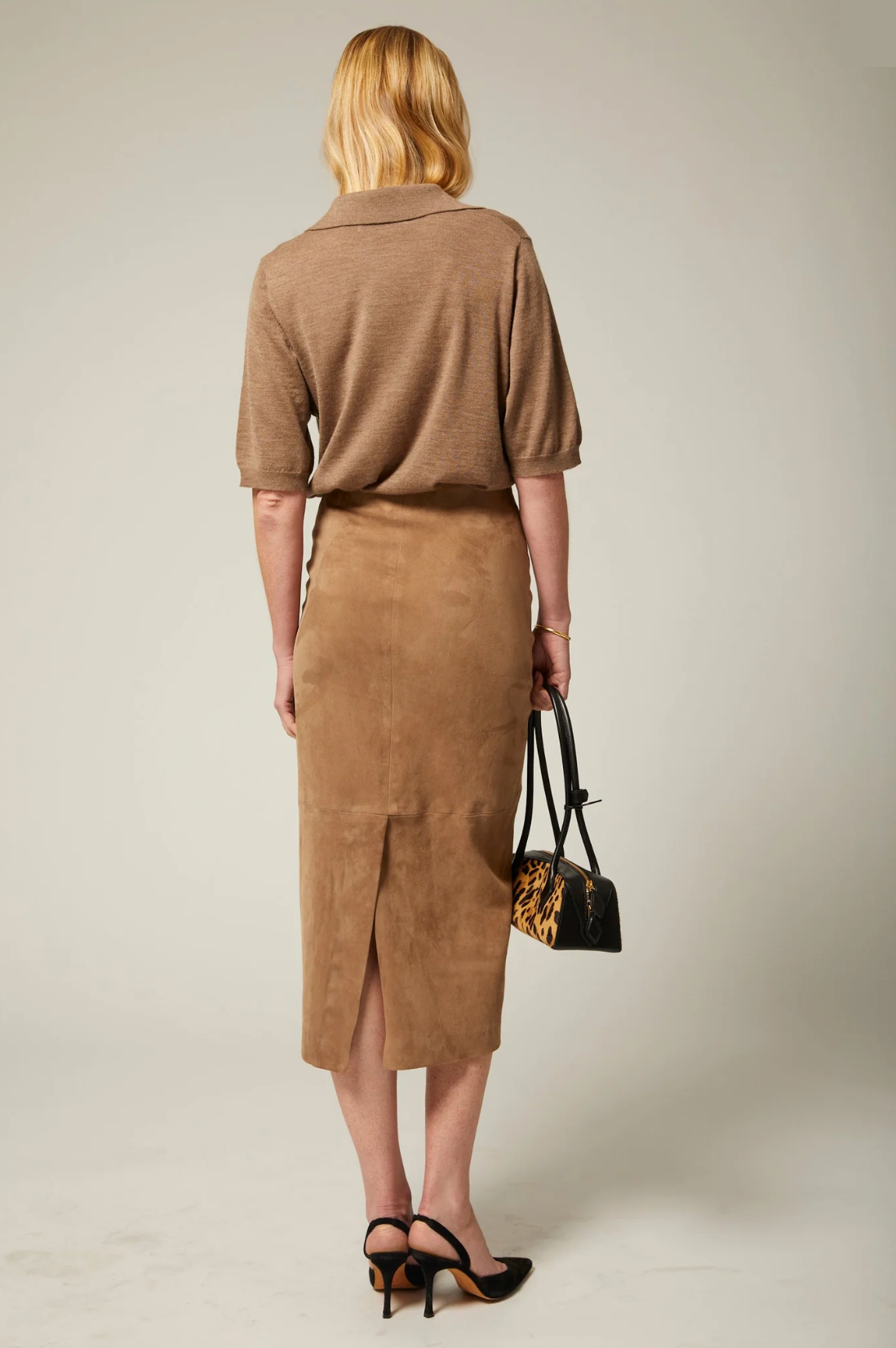 LEATHER TUBE SKIRT