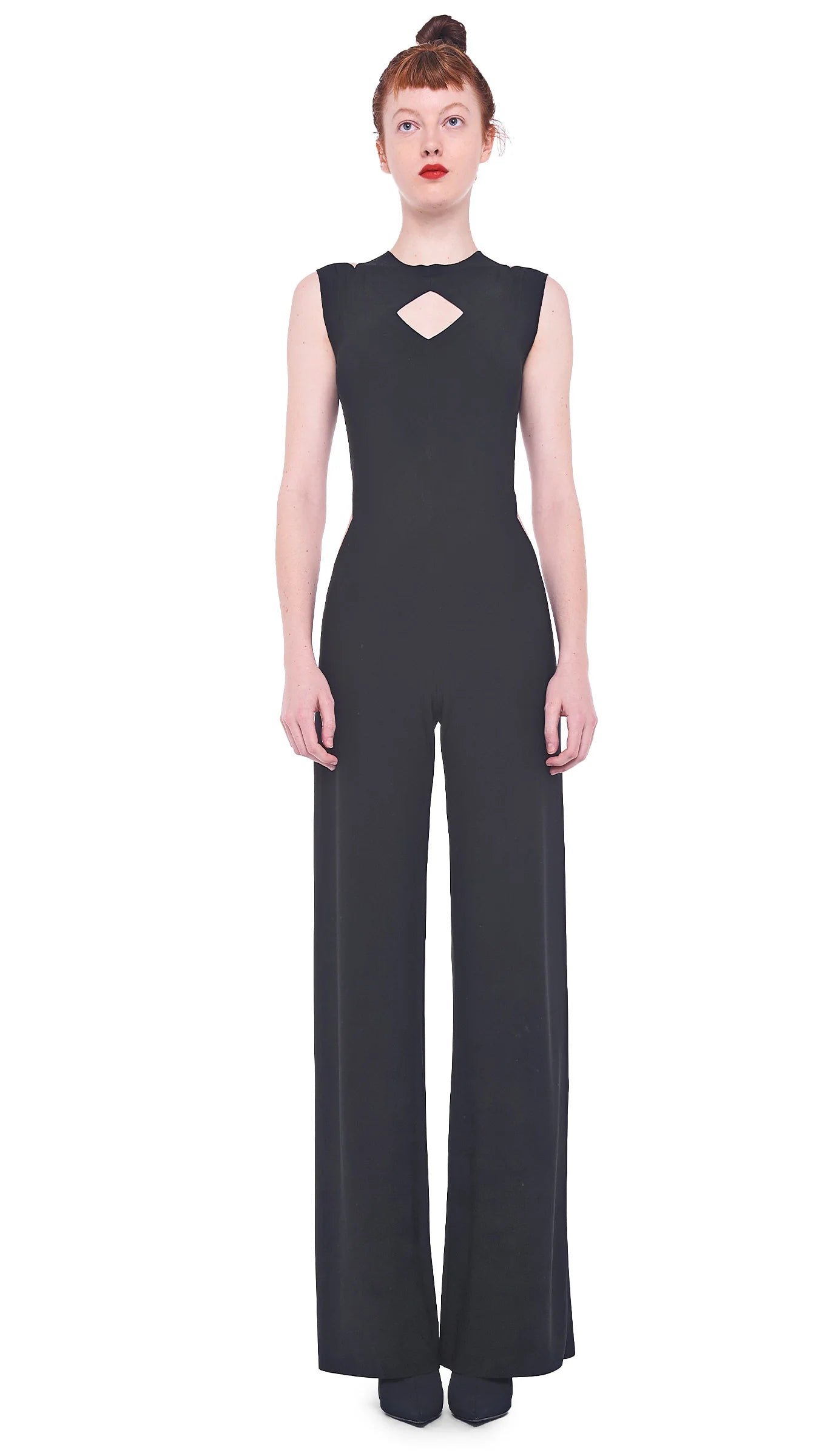 SLEEVELESS CUT OUT JUMPSUIT