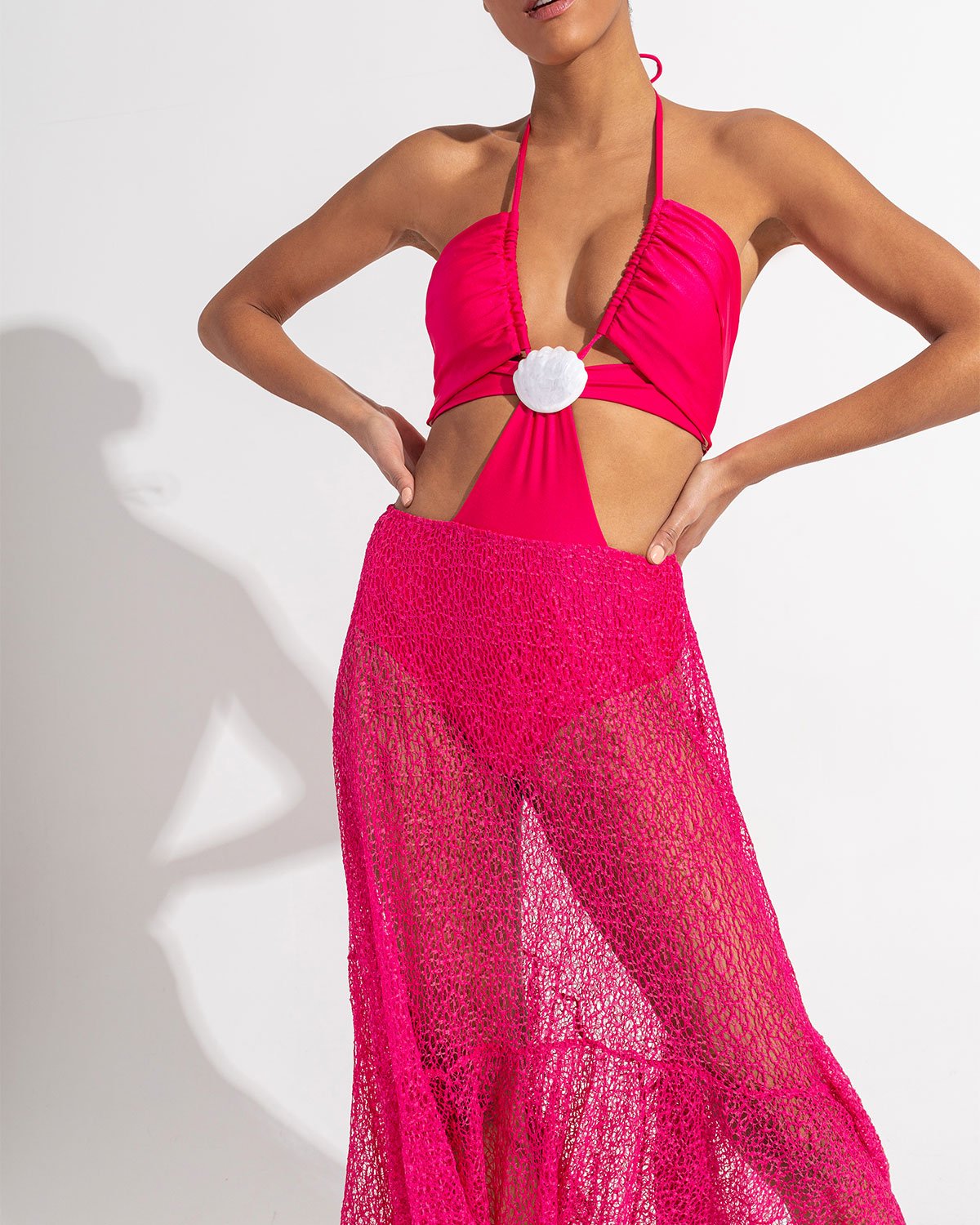 Cut-Out Seashell Beach Dress