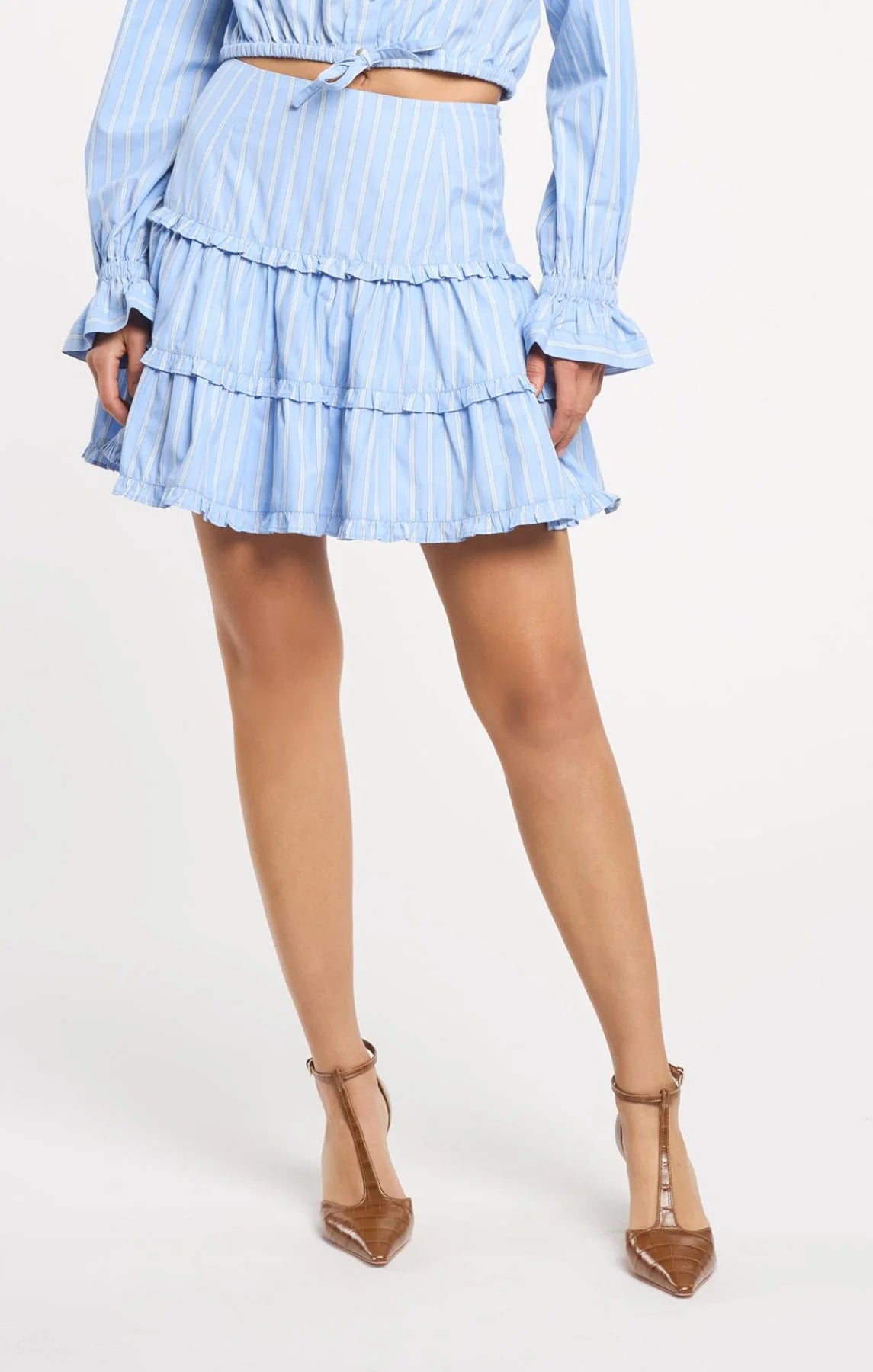 LILI STRIPE THEA SKIRT