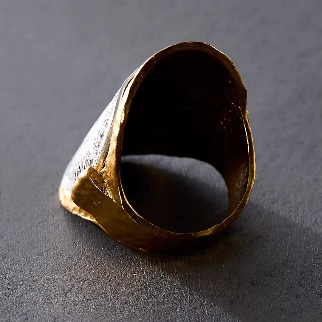 Maria Theresa Coin Rounded Ring