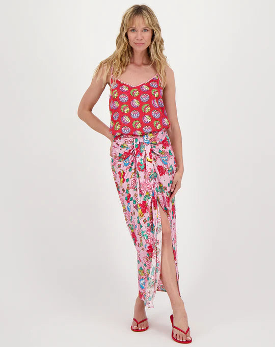 LUNA TIE FRONT SKIRT