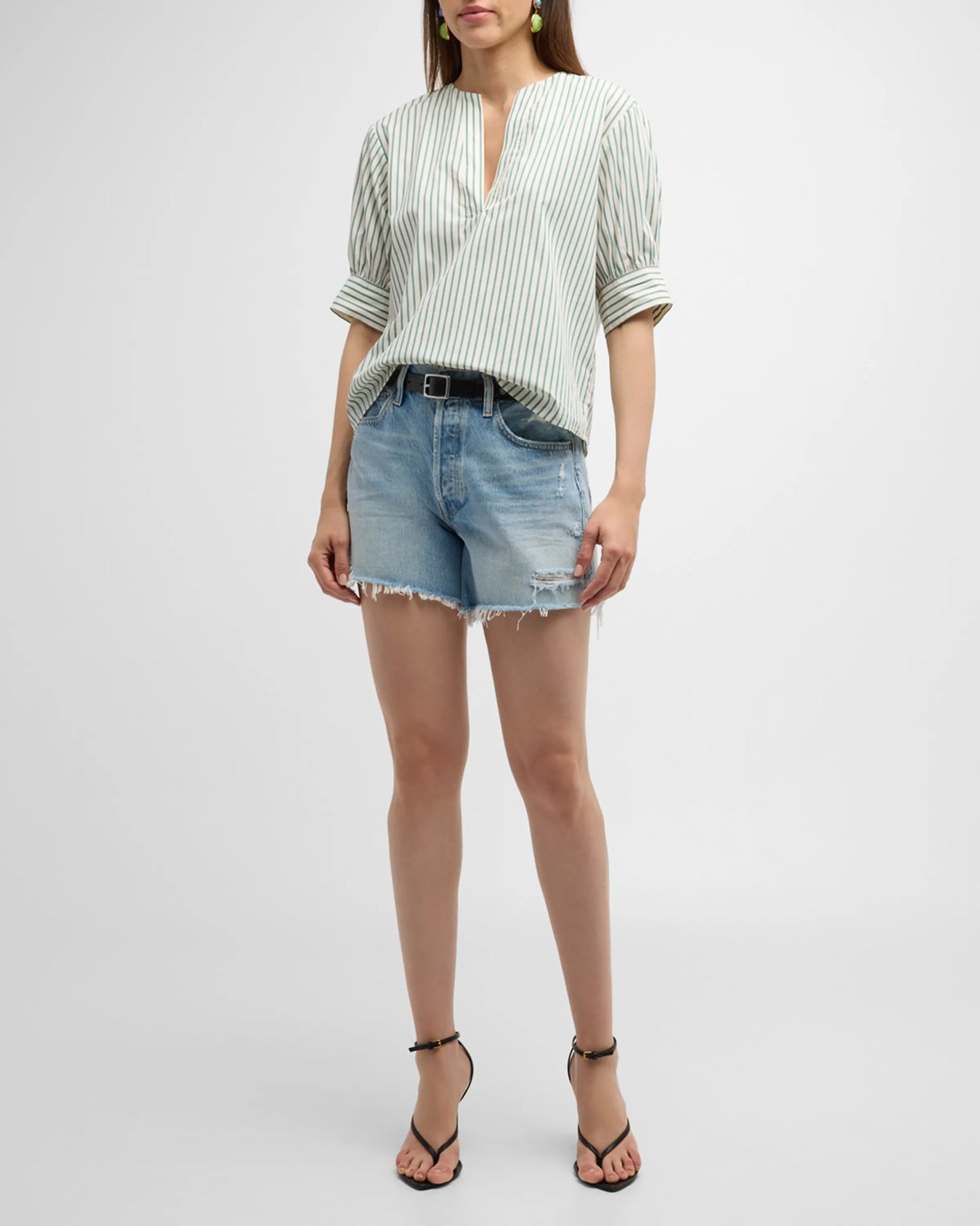 V NECK POP OVER TOP