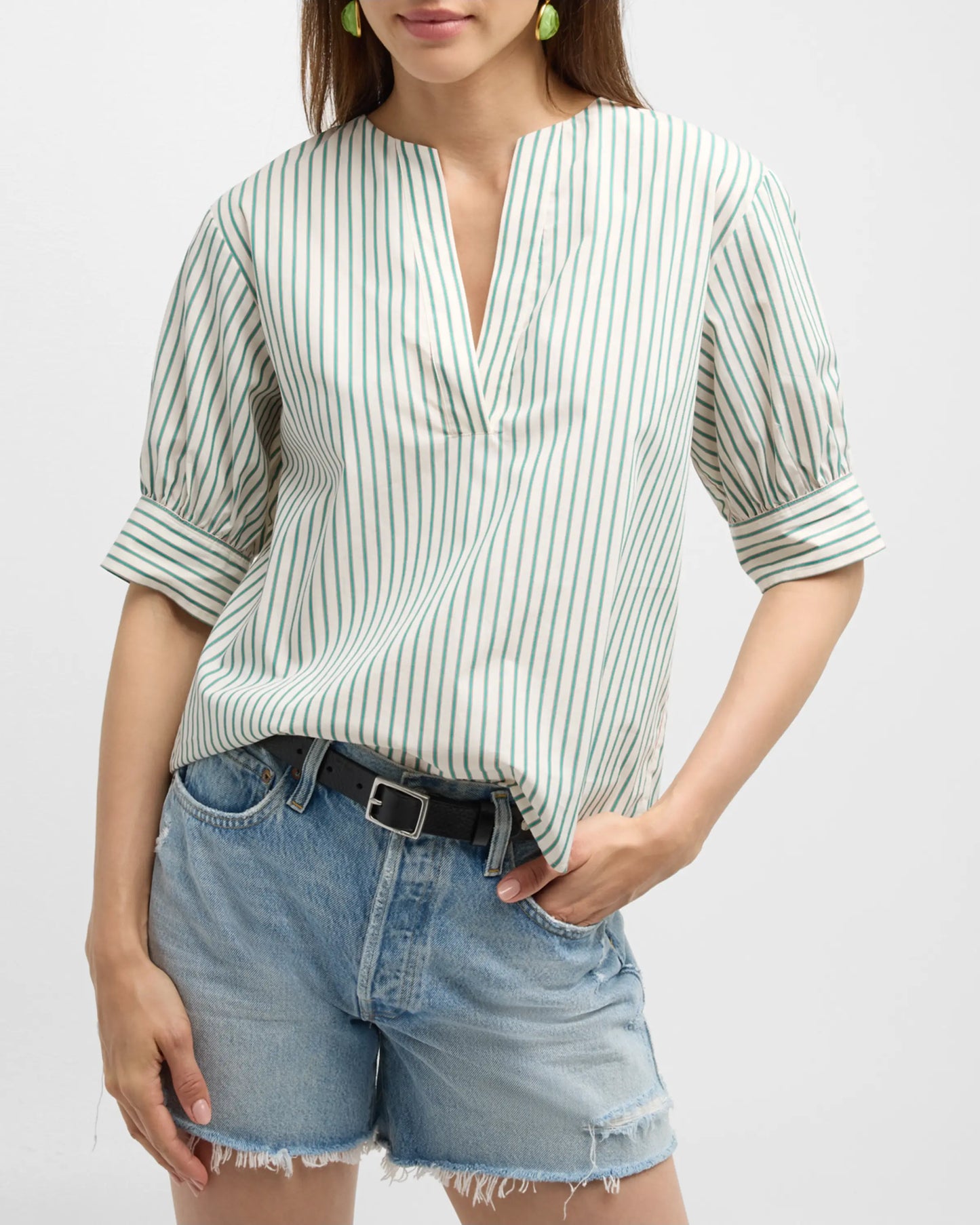 V NECK POP OVER TOP