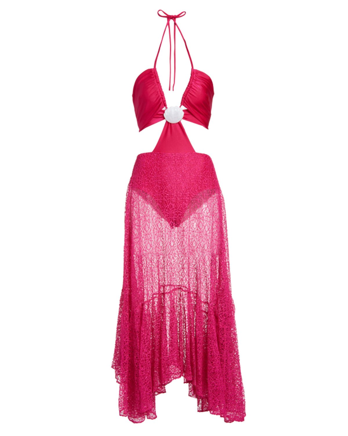 Cut-Out Seashell Beach Dress