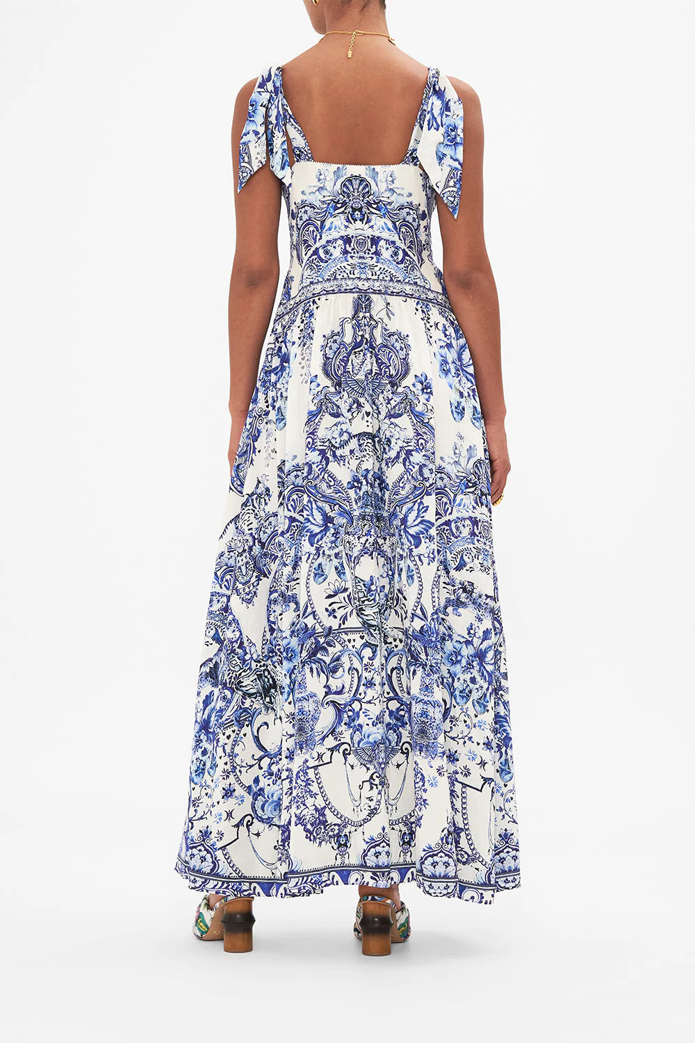 TIE SHOULDER DRESS