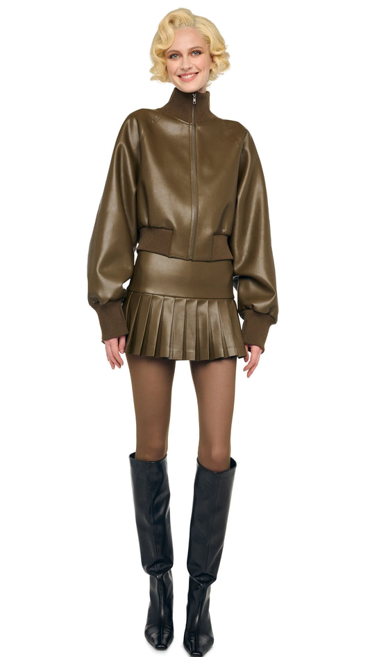 PLEATED PICKBALL SKIRT