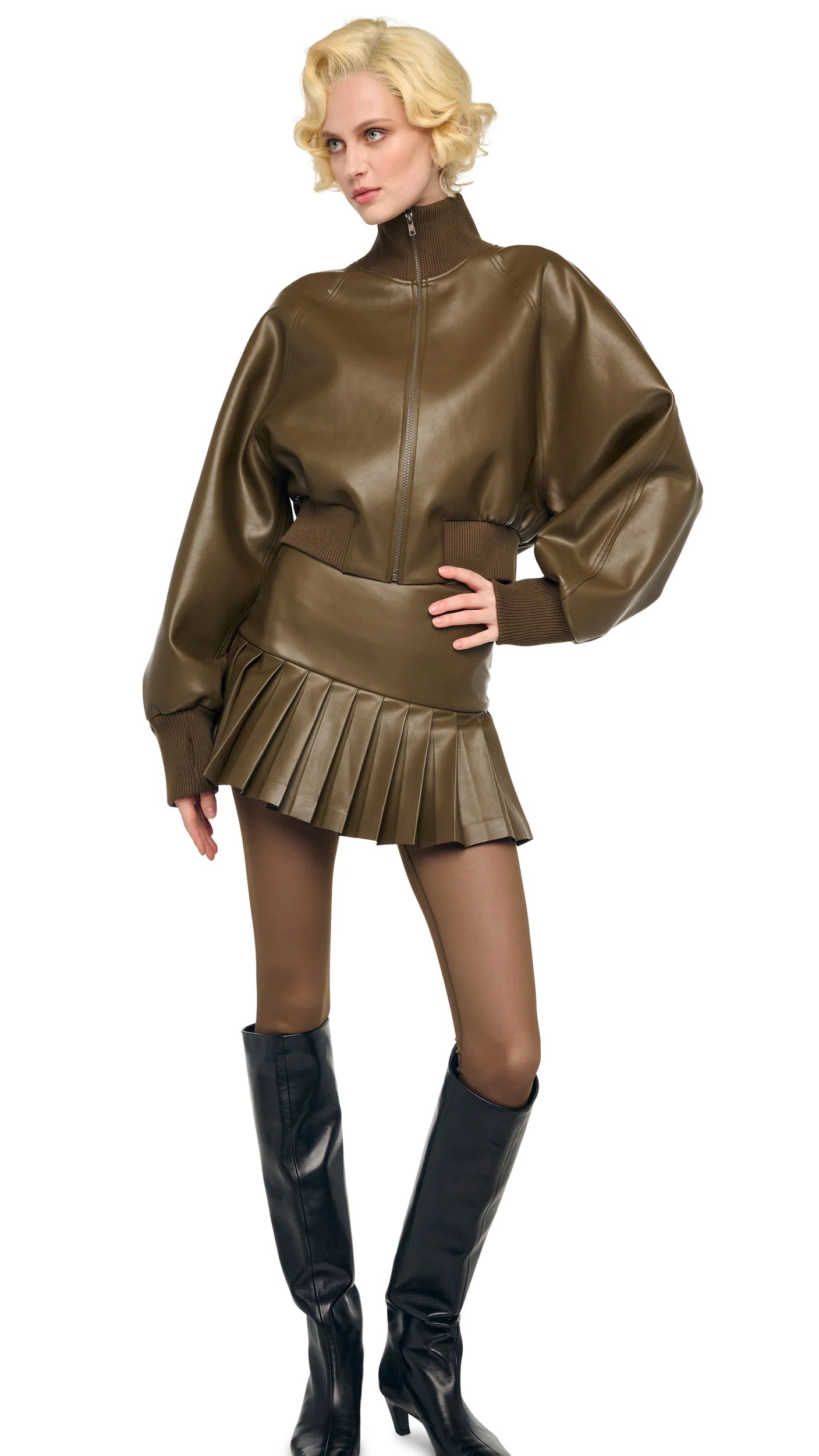 PLEATED PICKBALL SKIRT