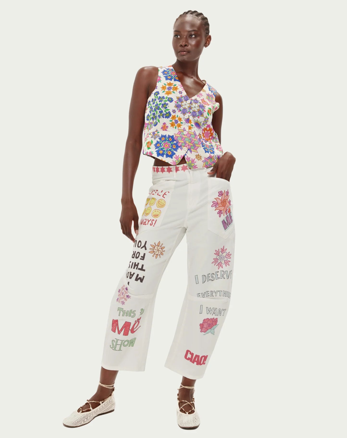 CALA COTTON BARREL PANTS