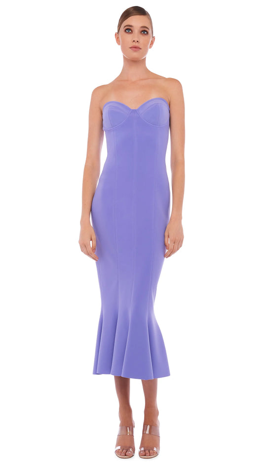 CORSET DRESS TO MIDCALF