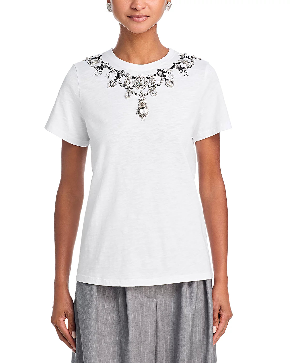 APPLIQUE JEWELRY TEE