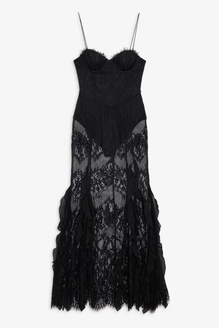 SHIRLEY  LACE MAXI DRESS