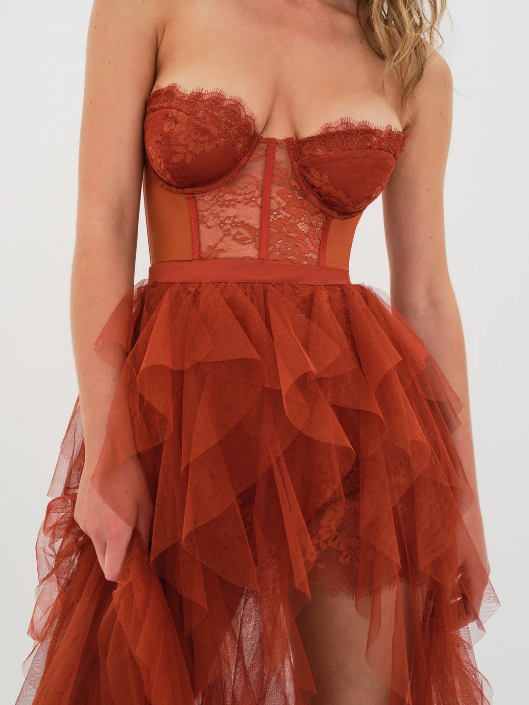 BUSTIER GOWN