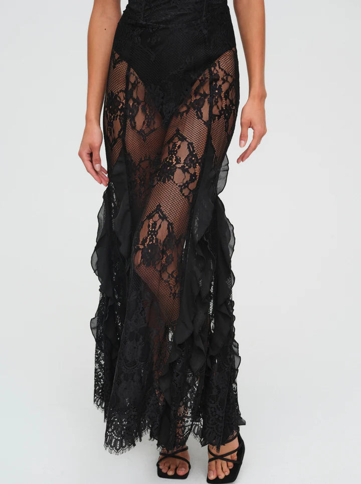 SHIRLEY  LACE MAXI DRESS