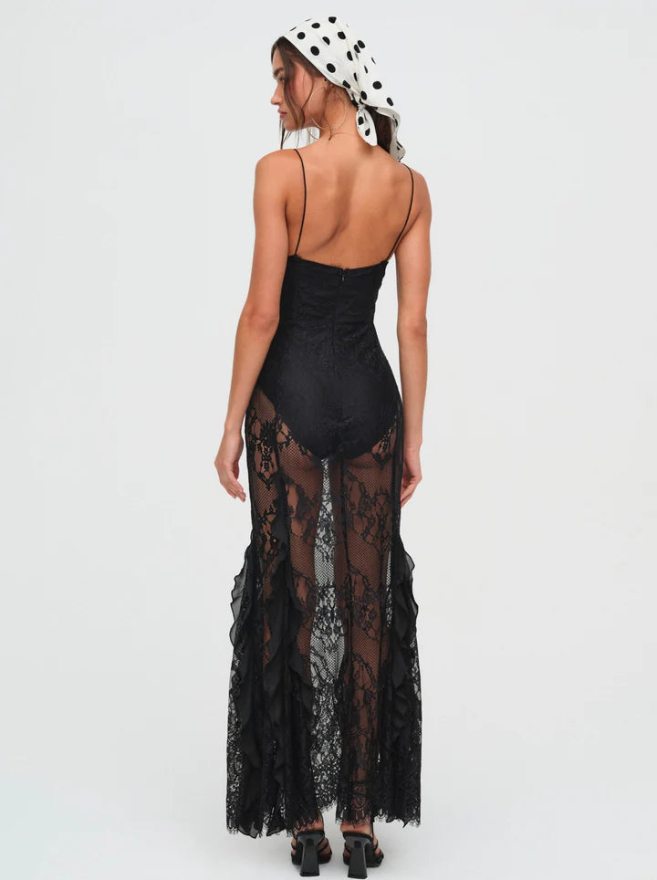 SHIRLEY  LACE MAXI DRESS