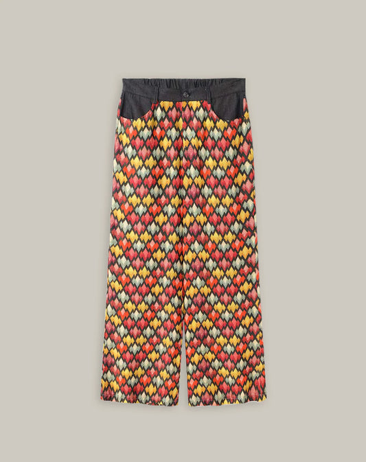 SANDRA COMBINED DENIM WIDE LEG