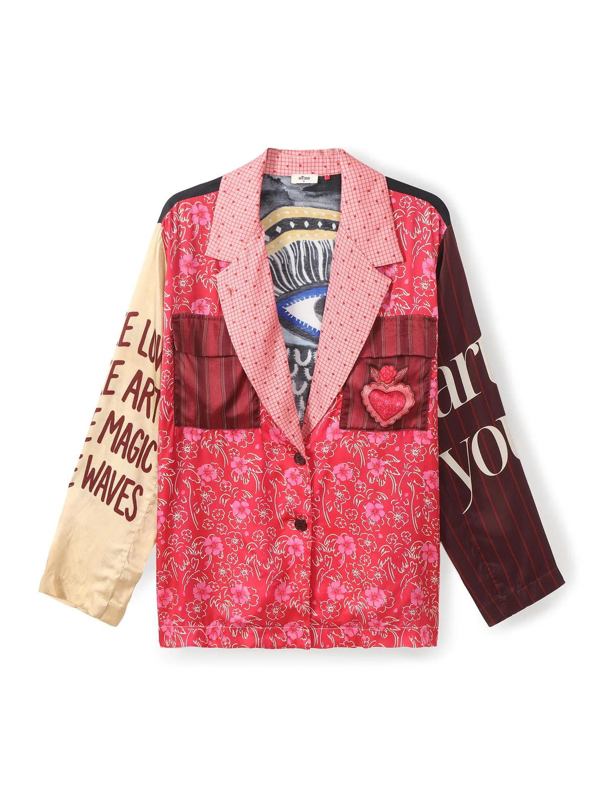 AUDREY PRINTED COLLAR JACKET