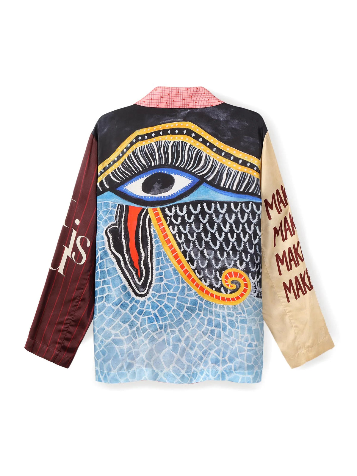 AUDREY PRINTED COLLAR JACKET