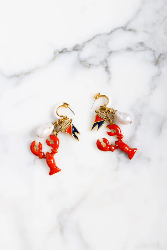 LOBSTER EARRINGS
