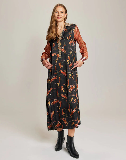 KENNEDY PLACKET MAXI DRESS