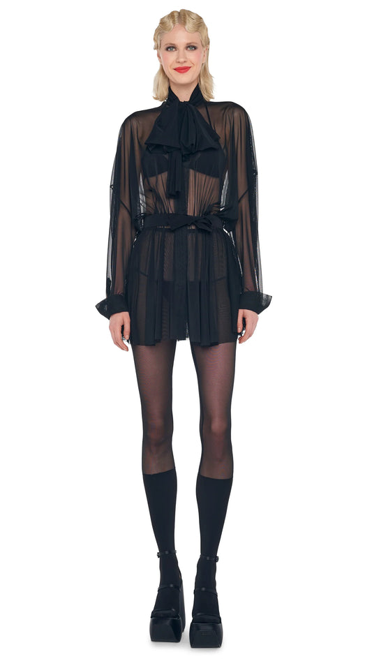 SUPER OS BF NK SHIRT MINI DRESS