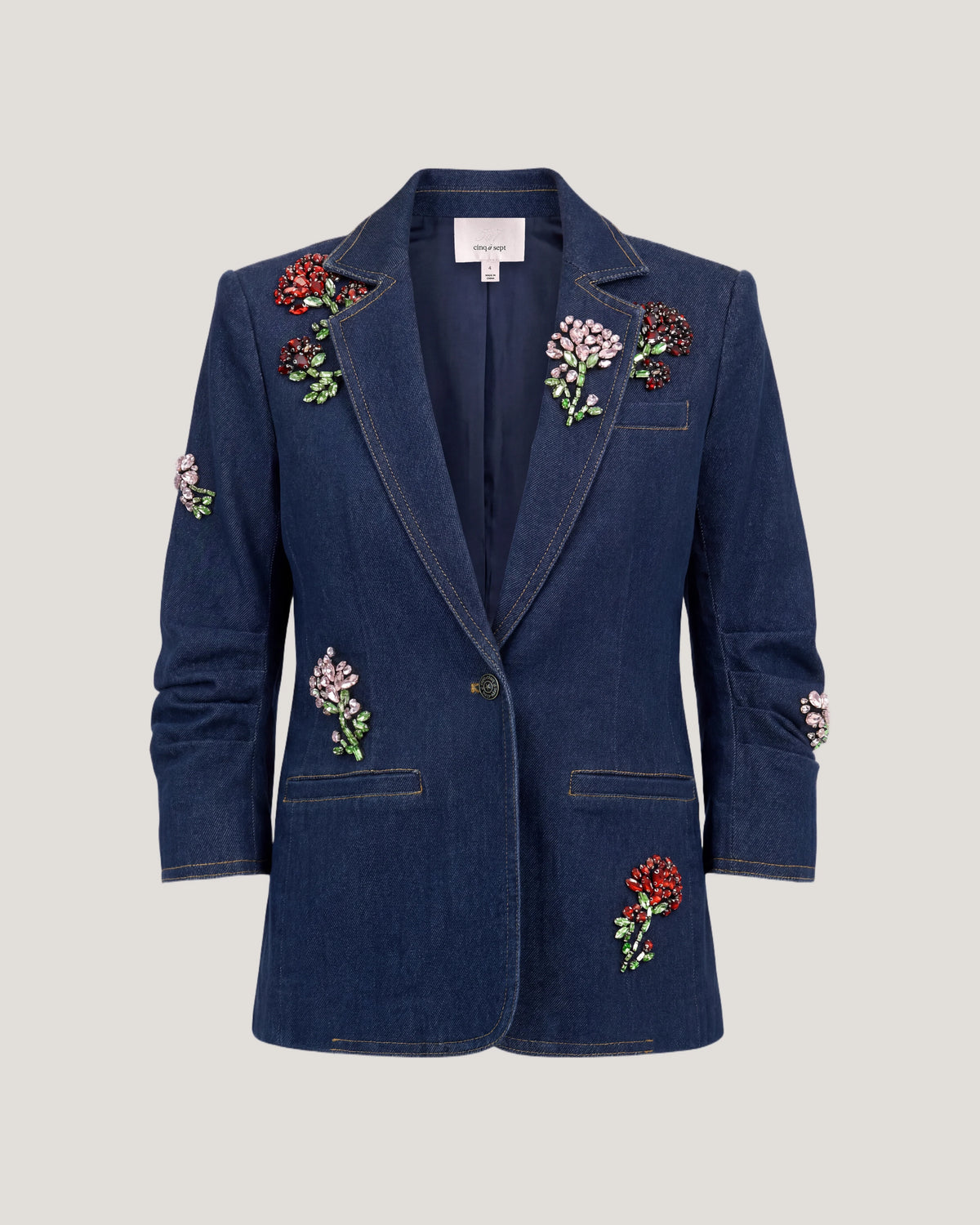 RHINESTONE ROSES KHLOE BLAZER