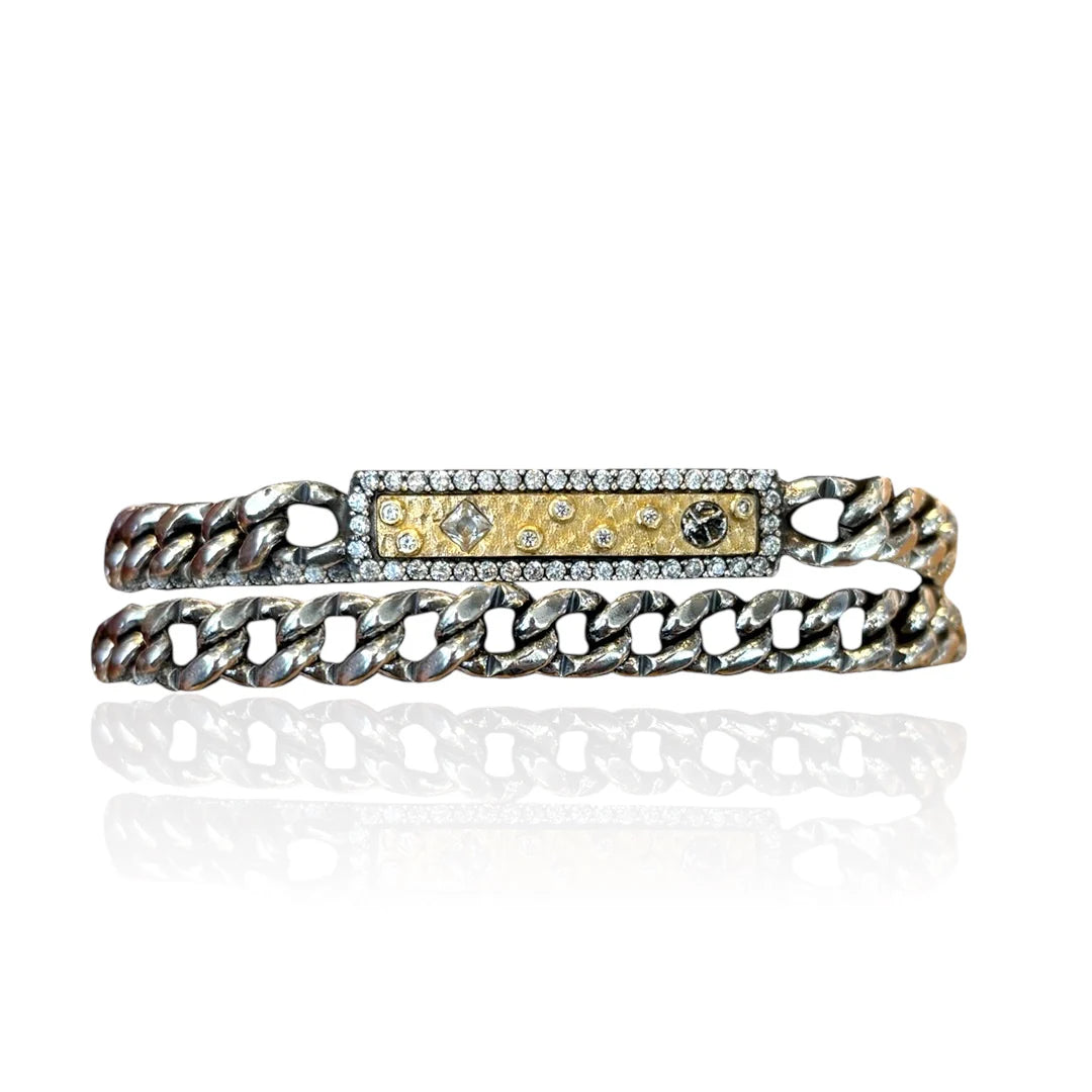 SOLEIL DOUBLE WRAP ID BRACELET