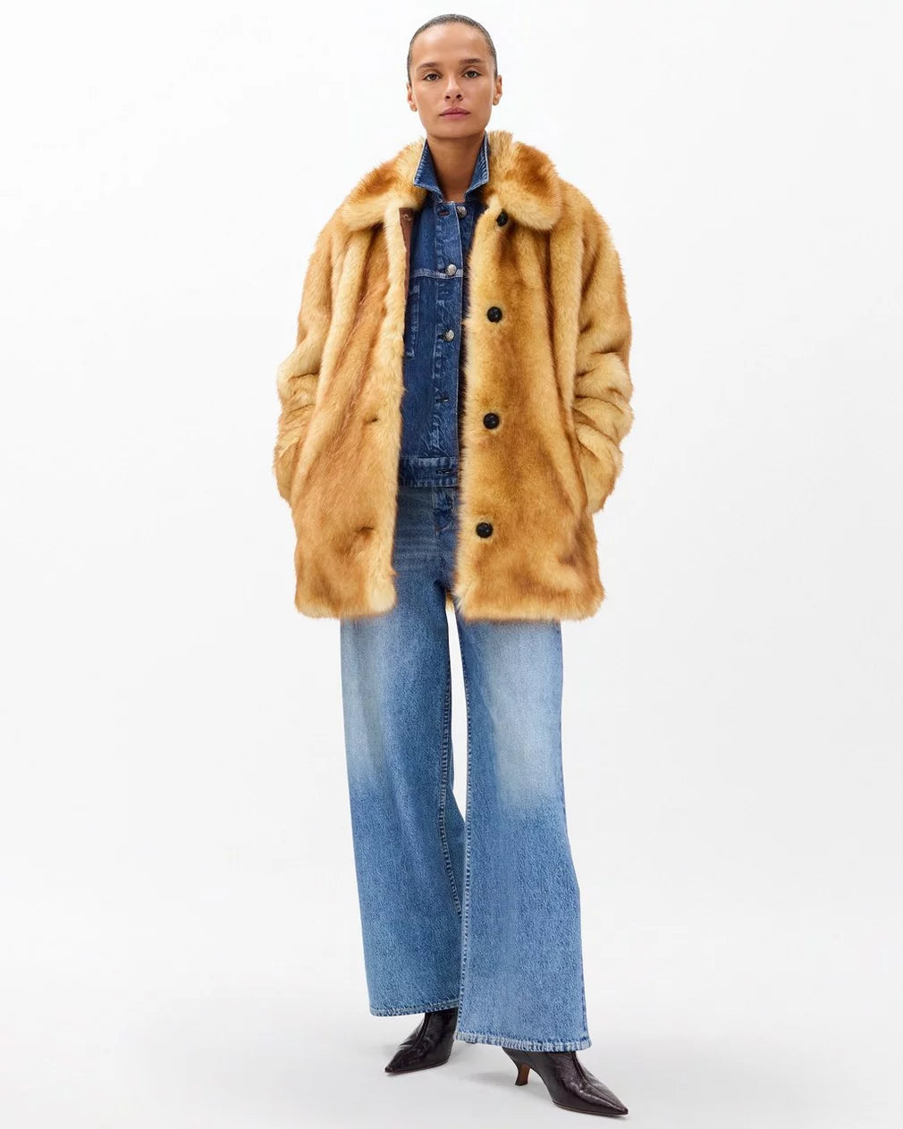 BRENNA FAUX FUR JACKET