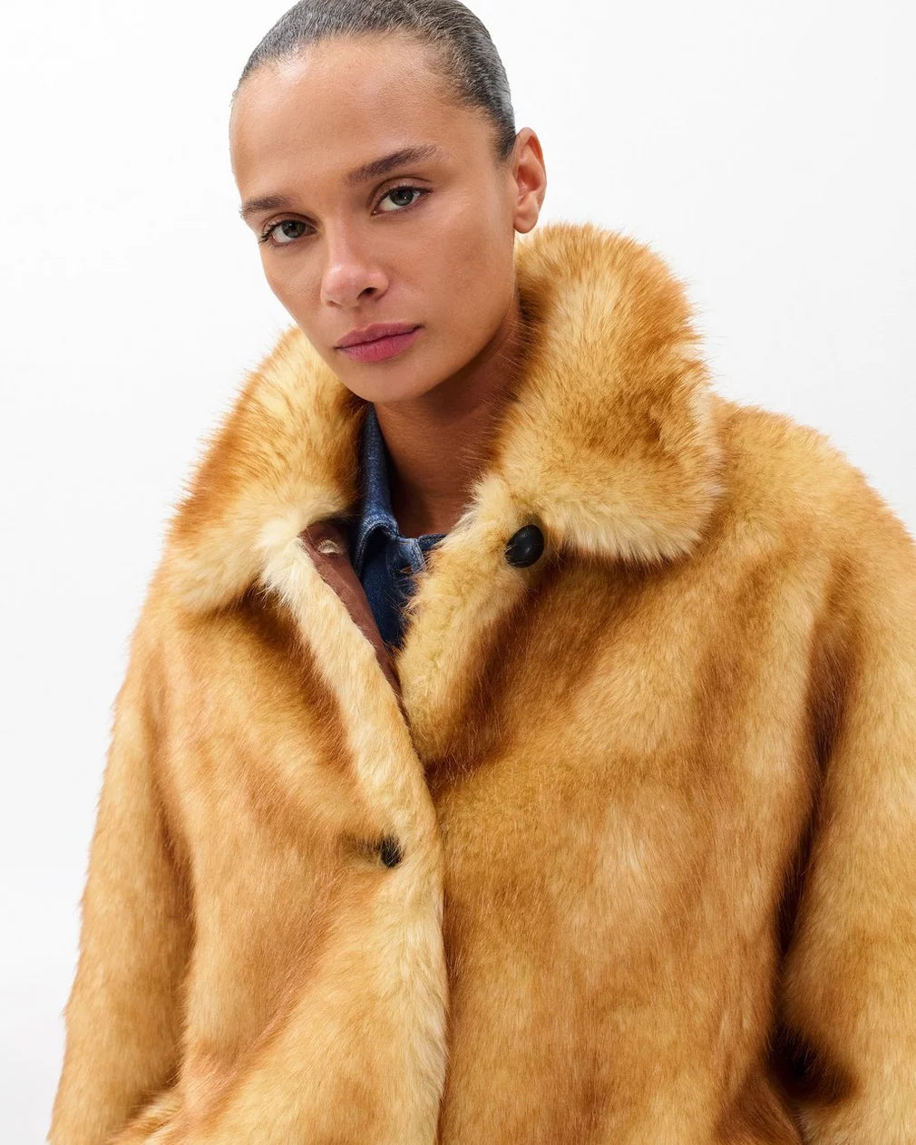 BRENNA FAUX FUR JACKET