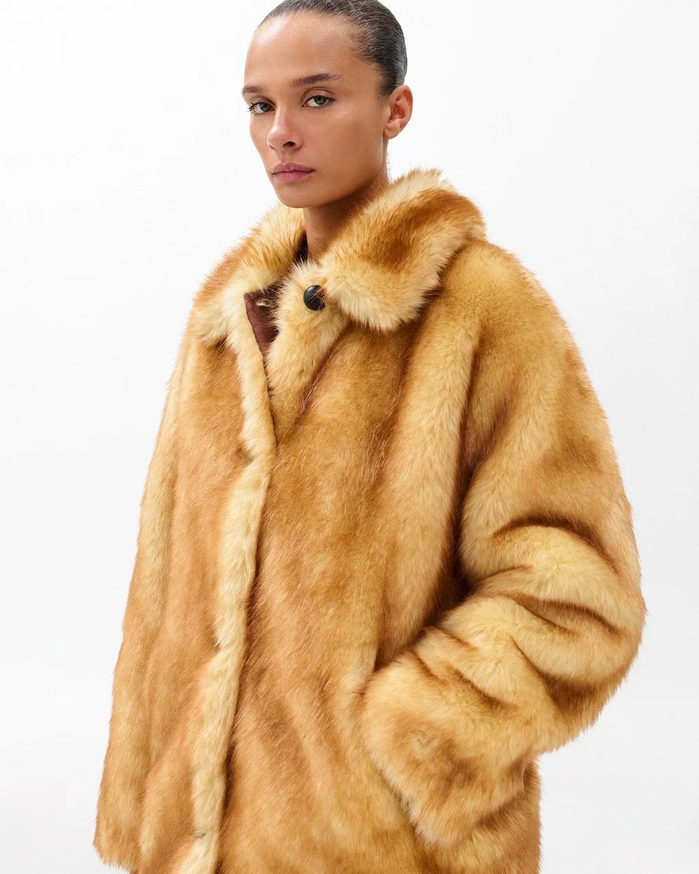BRENNA FAUX FUR JACKET