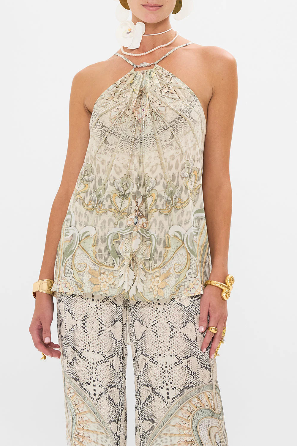GATHER NECK HARDWARE TOP