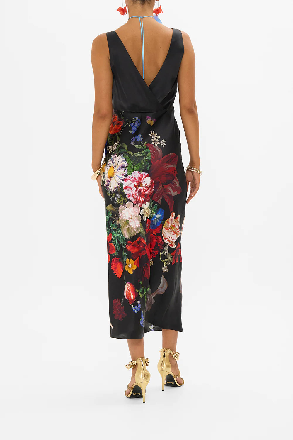 V NECK SLIP DRESS