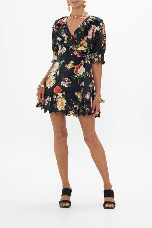 MINI WRAP DRESS