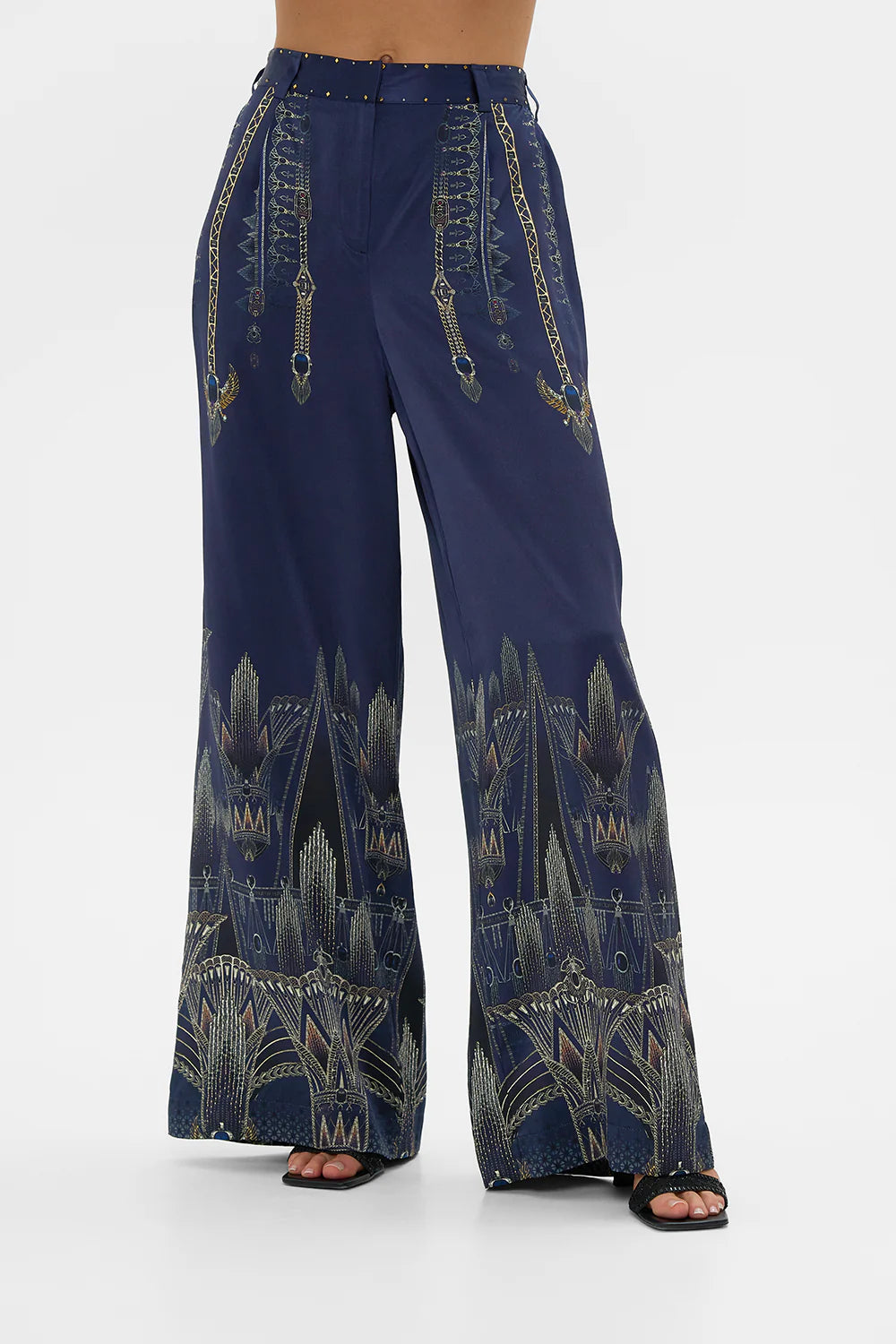 WIDE LEG WAISTED PANT