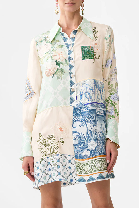 MINI SHIRT DRESS
