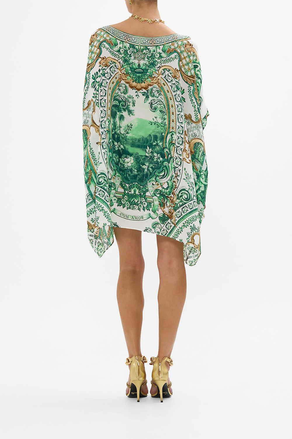 SHORT ROUND NECK KAFTAN
