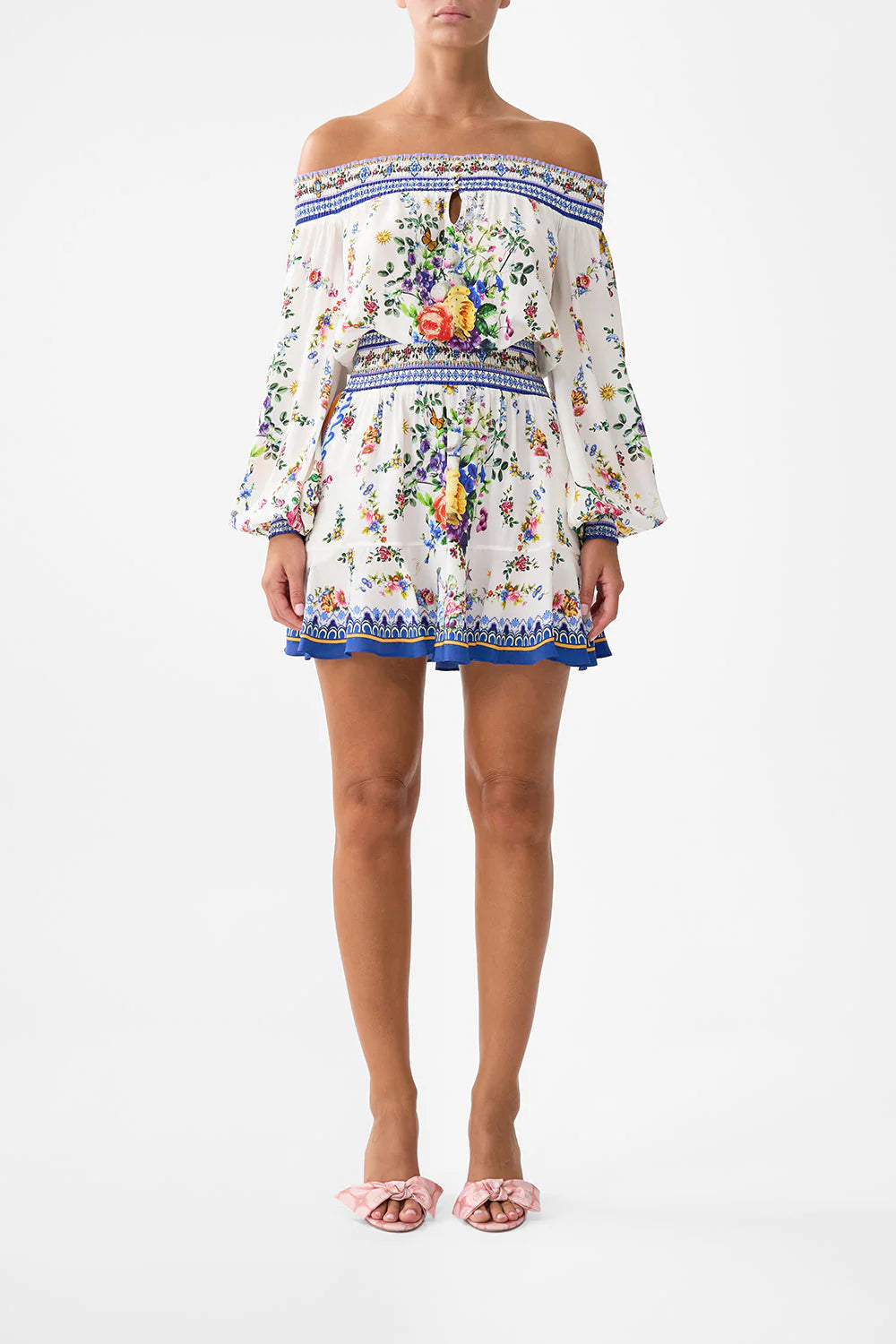 OFF SHOULDER SHORT DRESS