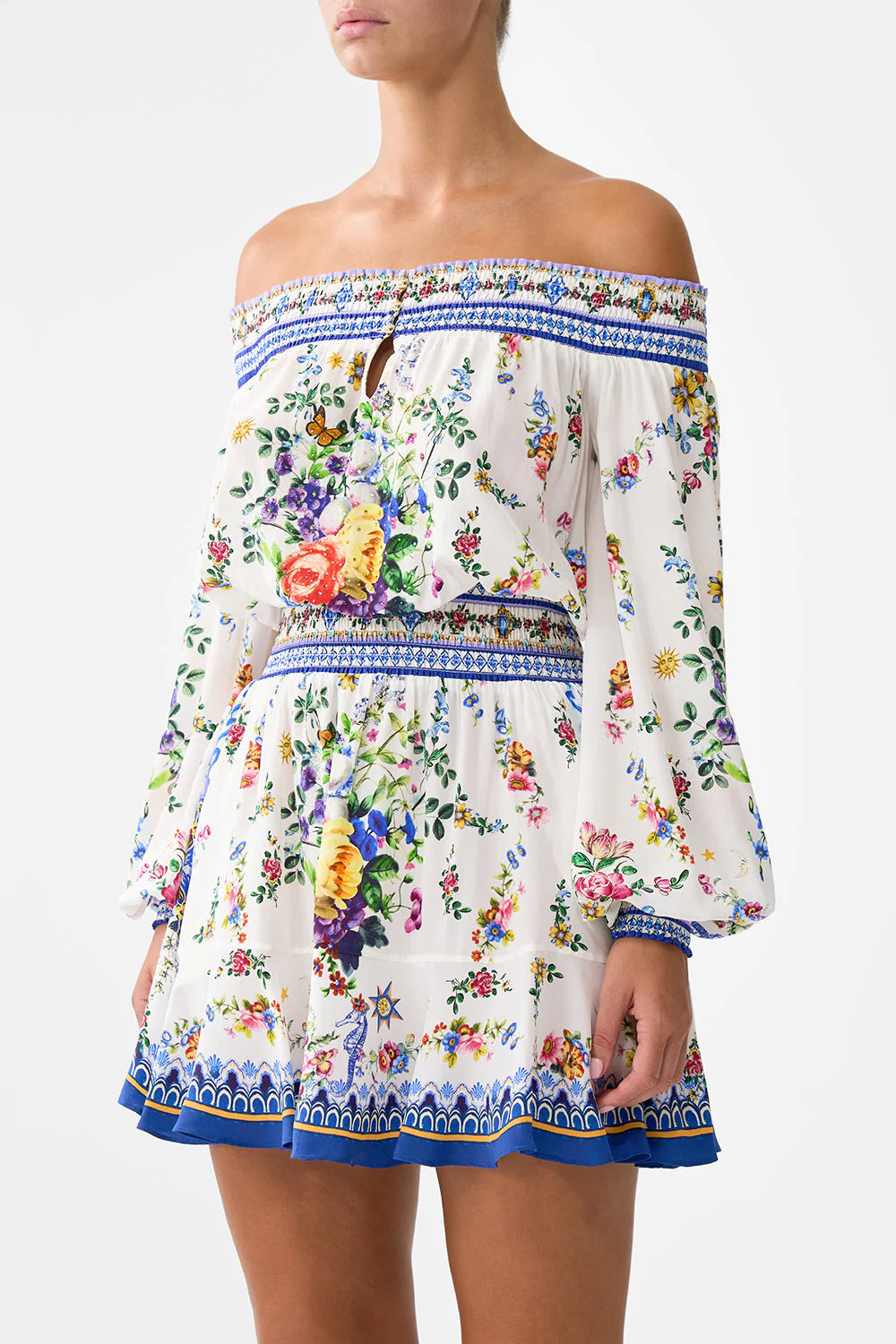 OFF SHOULDER SHORT DRESS